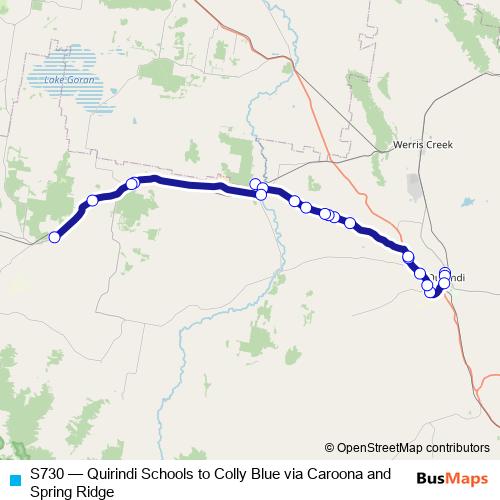 S730 bus Line Map