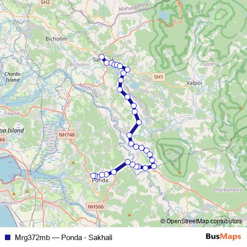Mrg372mb bus Line Map