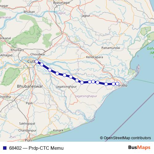 68402 rail Line Map