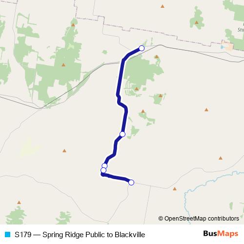 S179 bus Line Map