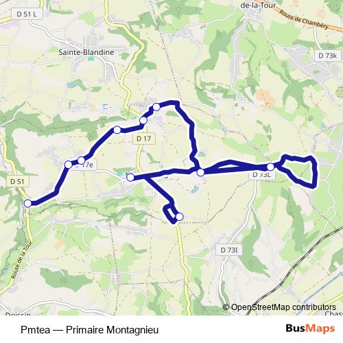 Pmtea bus Line Map