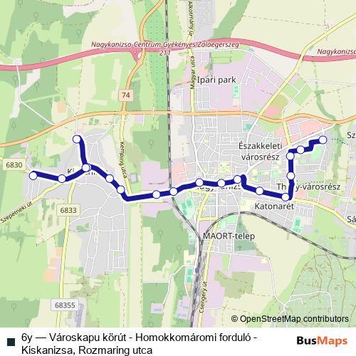 6y bus Line Map