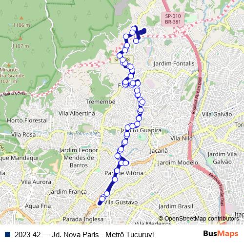2023-42 bus Line Map