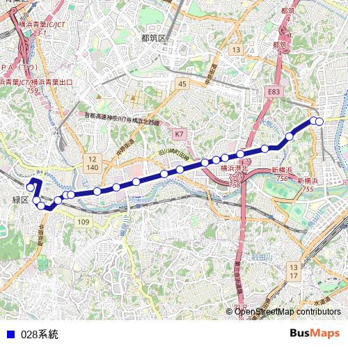 028계통 bus Line Map