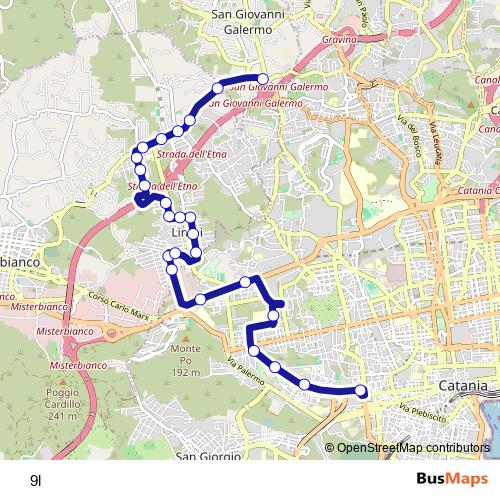 9l bus Line Map