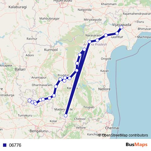 06776 bus Line Map