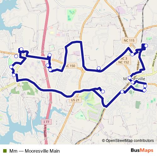 Mm bus Line Map