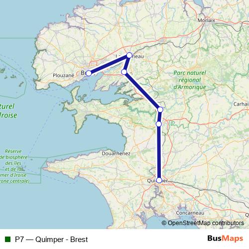 P7 rail Line Map