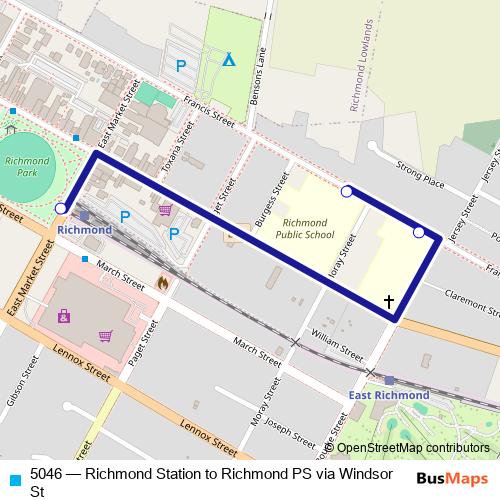 5046 bus Line Map