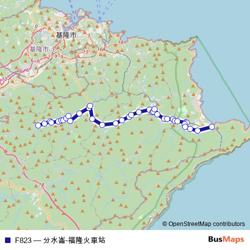 F823 bus Line Map