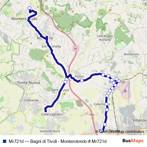Mr721d bus Line Map
