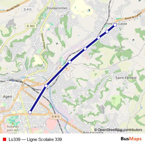 Ls339 bus Line Map