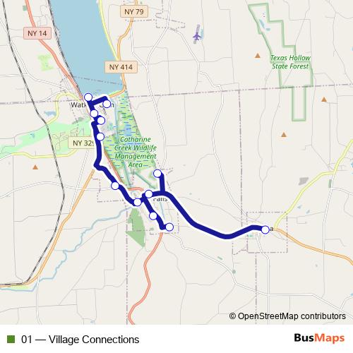 01 bus Line Map