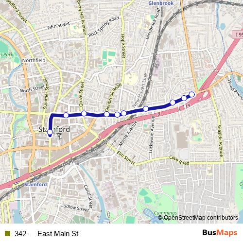 342 bus Line Map
