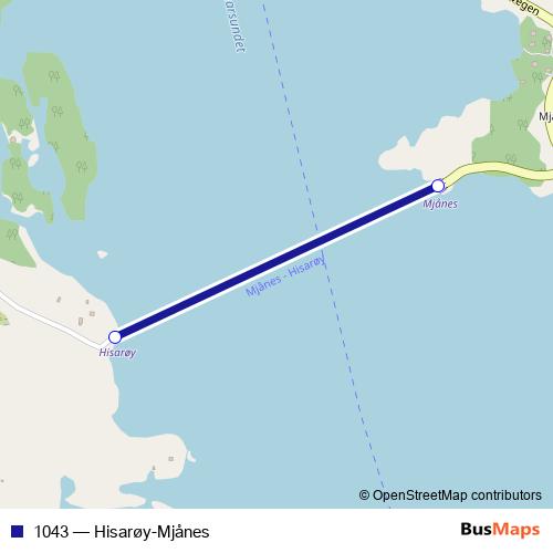 1043 ferry Line Map