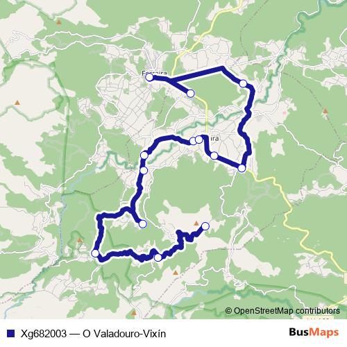 Xg682003 bus Line Map