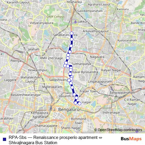 RPA-Sbs bus Line Map