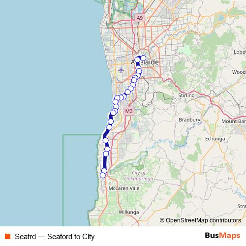 Seafrd rail Line Map