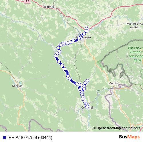PR A18 0475 9 (63444) bus Line Map
