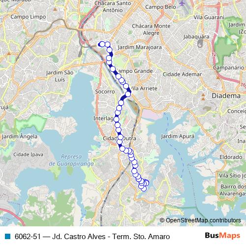6062-51 bus Line Map