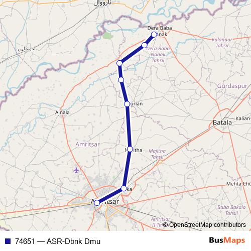 74651 rail Line Map