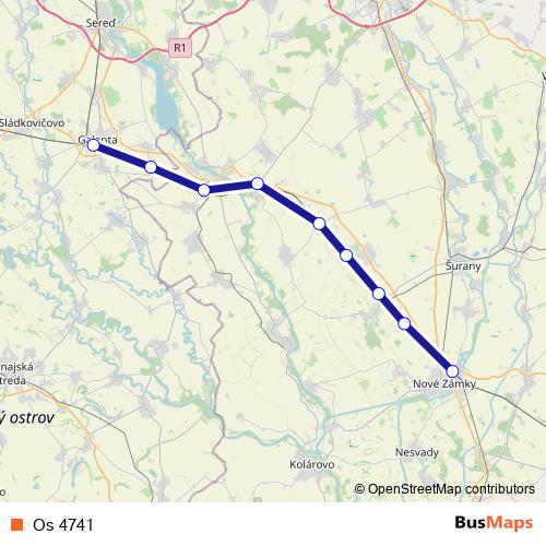 Os 4741 rail Line Map
