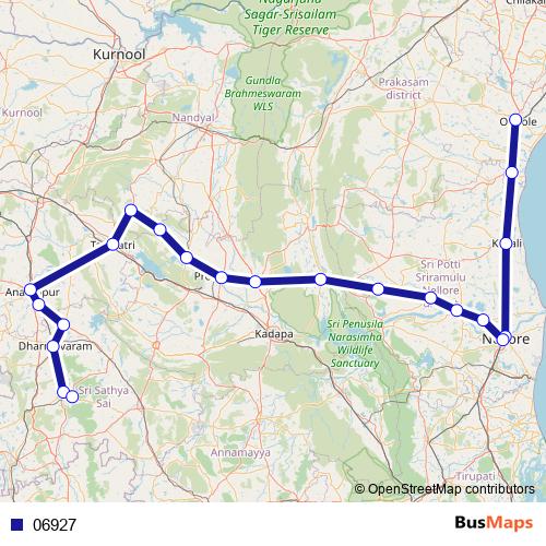 06927 bus Line Map