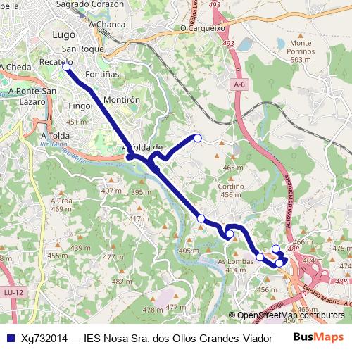Xg732014 bus Line Map