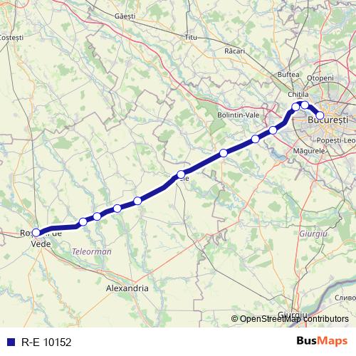 R-E 10152 rail Line Map