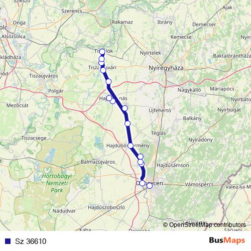 Sz 36610 rail Line Map