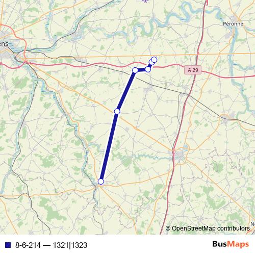 8-6-214 bus Line Map