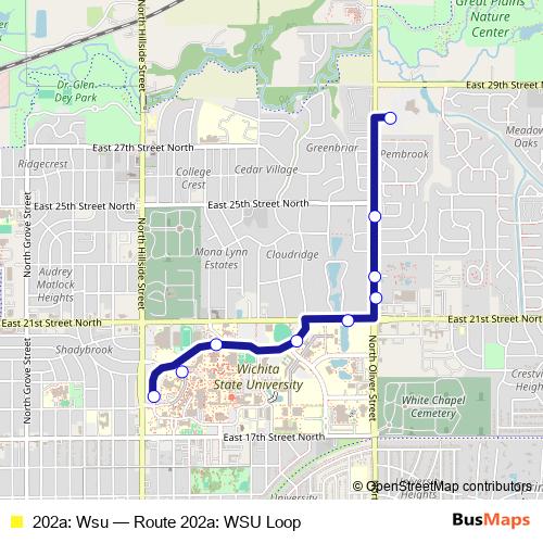 202a: Wsu bus Line Map