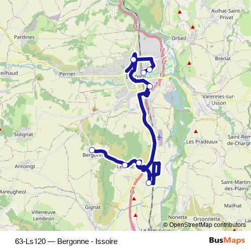 63-Ls120 bus Line Map
