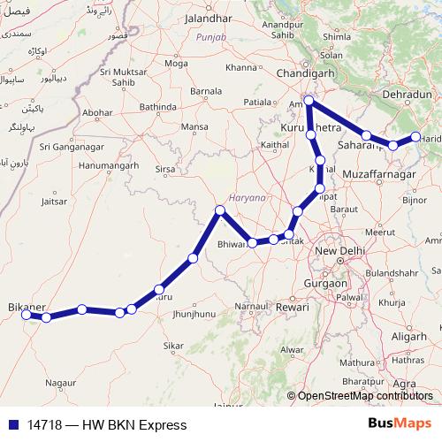 14718 rail Line Map