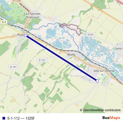 5-1-112 bus Line Map