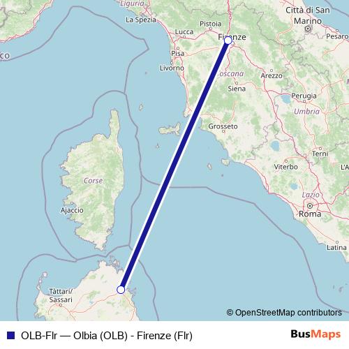 OLB-Flr air Line Map