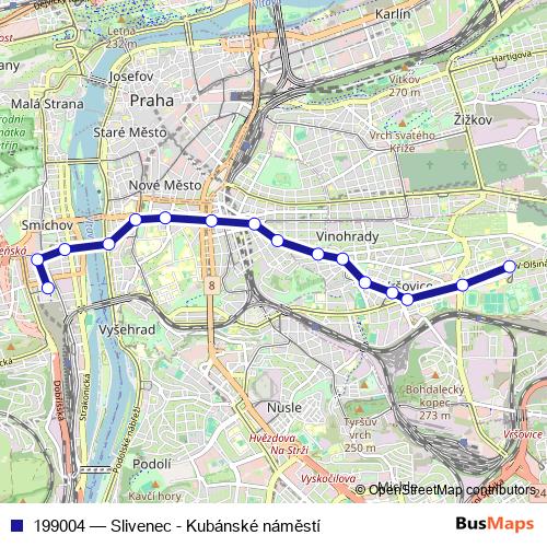 199004 tram Line Map