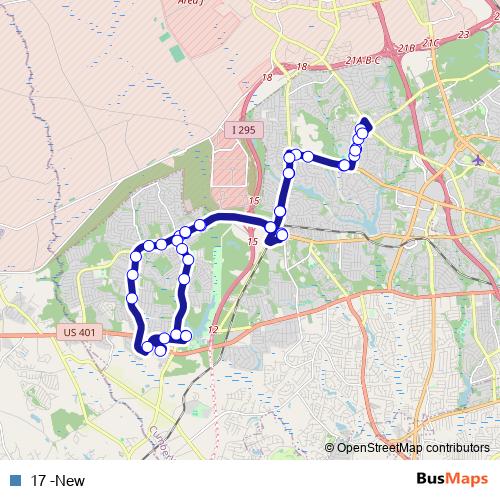 17 -New bus Line Map