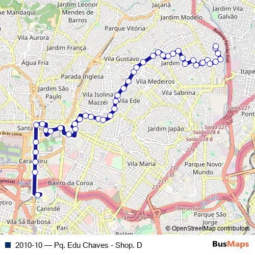2010-10 bus Line Map