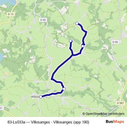 63-Ls033a bus Line Map