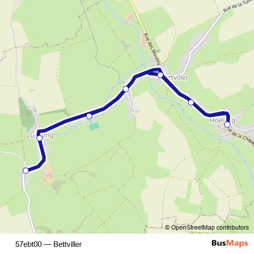 57ebt00 bus Line Map