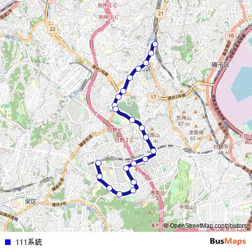 111系統 bus Line Map