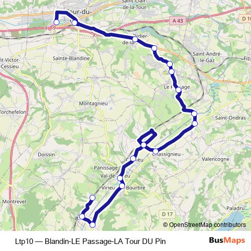 Ltp10 bus Line Map