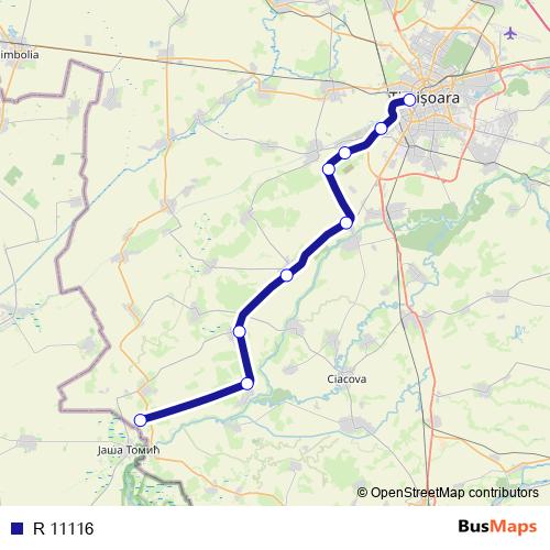 R 11116 rail Line Map