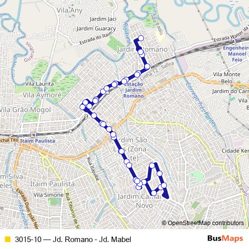 3015-10 bus Line Map