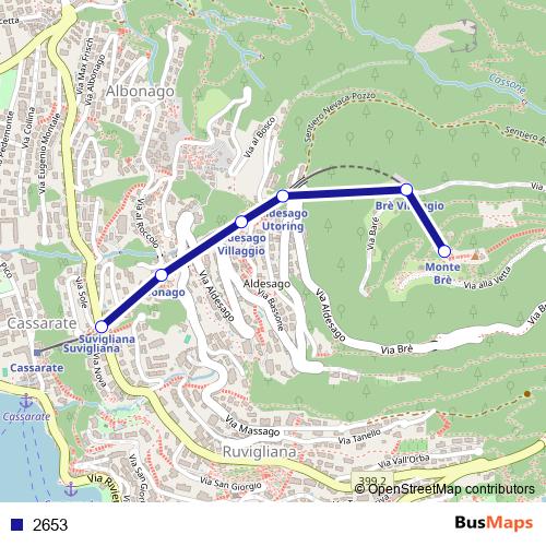 2653 funicular Line Map