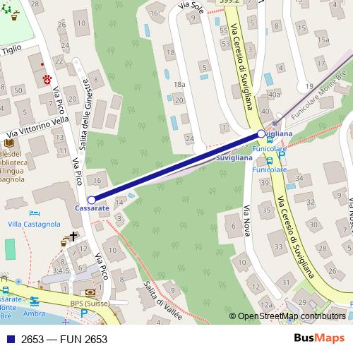2653 funicular Line Map