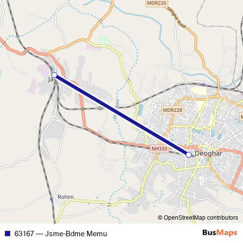 63167 rail Line Map