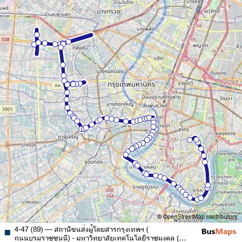 4-47 (89) bus Line Map