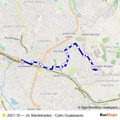 2021-10 bus Line Map